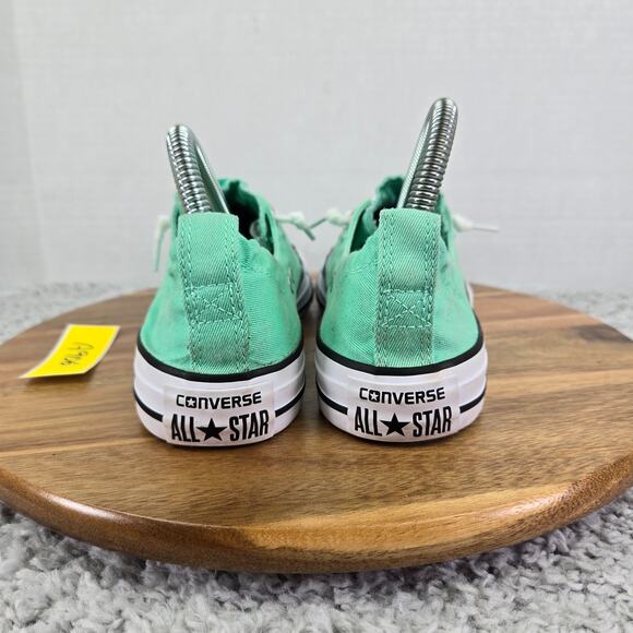 Converse CTAS Chuck All Star Shoreline Ox Green Glow Casual Sneakers Womens 7 - Picture 2 of 11